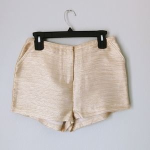NWT Ya Los Angeles | Champagne High Waisted Shorts